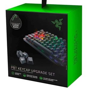 NWT Razer PBT Keycap Upgrade Set - Classic Black